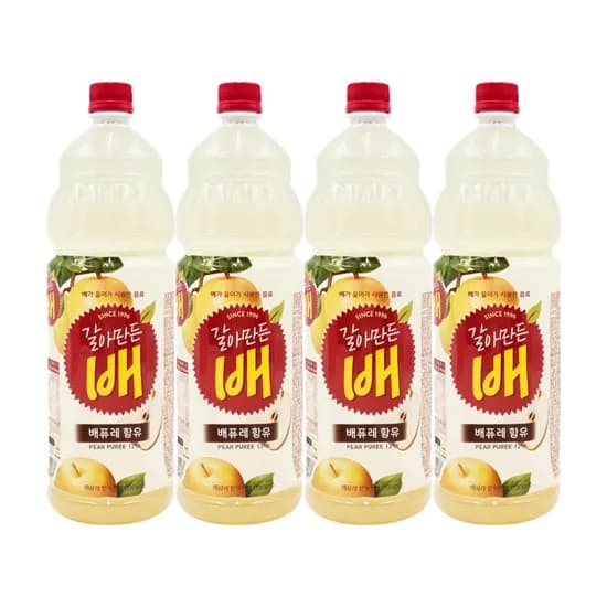 해태 갈아만든배 배 1.5L 4개
