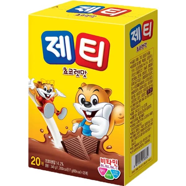 동서식품 제티초코스틱 17g 20개입 1박스