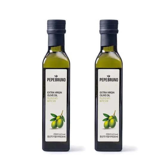 페페브루노 엑스트라버진 올리브오일, 250ml, 2개