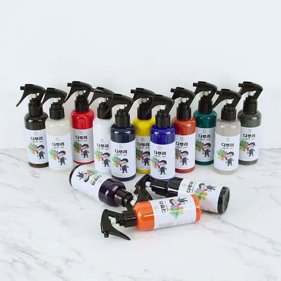 다뿌려 물체염색제, 의류 가죽용, 분무기 액체형, 그린, 150ml, 1개