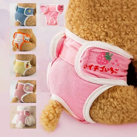 키밍 강아지 위생팬티, 블루, XL, 1개