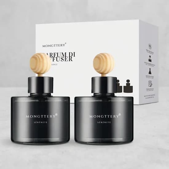몽때리 세레니테 차량용 디퓨저 시트러스라벤더 120ml 2개