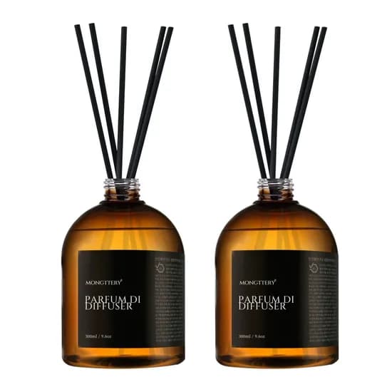 몽때리 실속형 디퓨저, 화이트머스크, 300ml, 2개