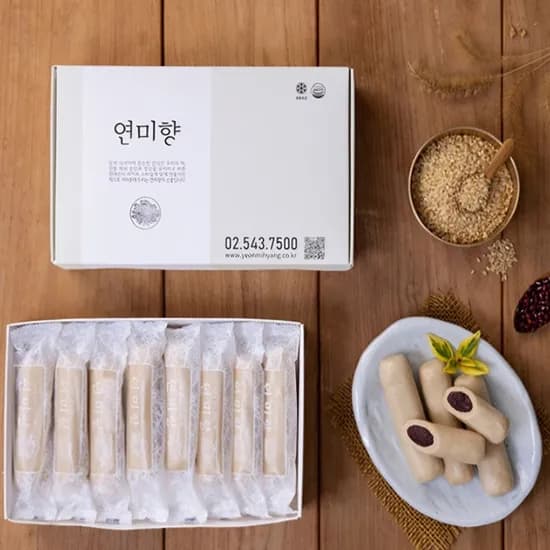 연미향 현미 무설탕 앙금 가래떡 80g 18개