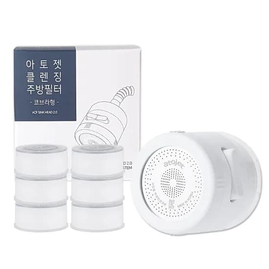 아토젯 클렌징 주방필터 코브라형 헤드6 1개