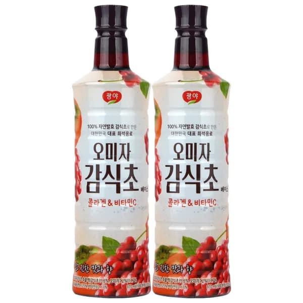 광야 늘감사 오미자감식초 베이스 970ml 15개