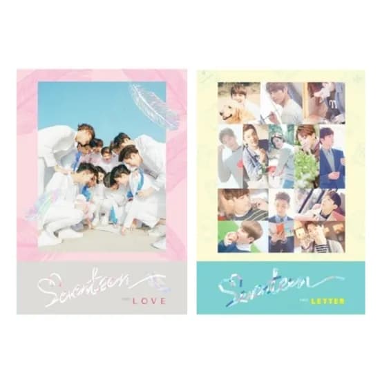 세븐틴 SEVENTEEN 정규 1집 FIRST LOVE & LETTER LOVE Ver 핑크 디스크 1개
