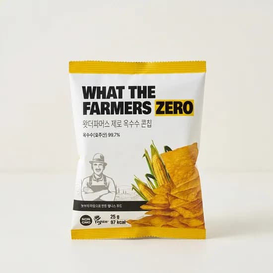 왓더파머스 제로 옥수수 콘칩 25g 20개