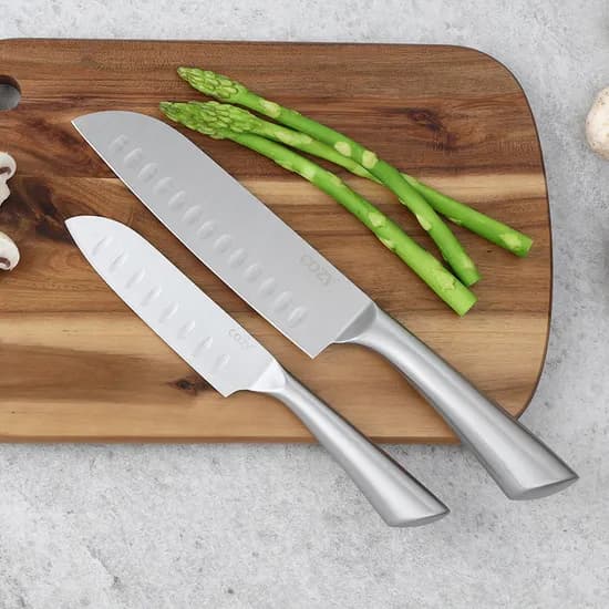 리빙스토리 코지 올스텐 칼세트, 실버, 과도+산도쿠 대, 23.5cm, 32cm, 2개
