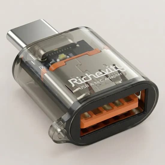 리체비티 USB A to C OTG 젠더 1개