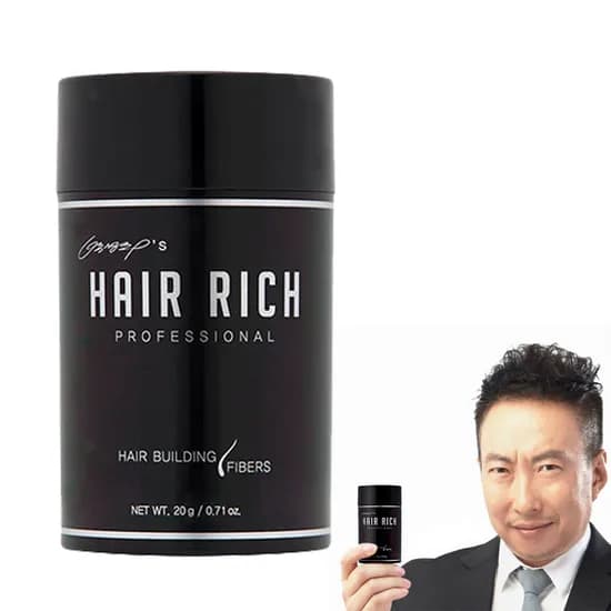 박명수 헤어리치 흑채 파우더 흑색 분말형 20g 1개