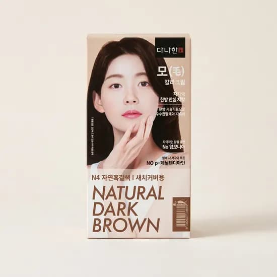 다나한 한방 염색약 자연흑갈색 1개