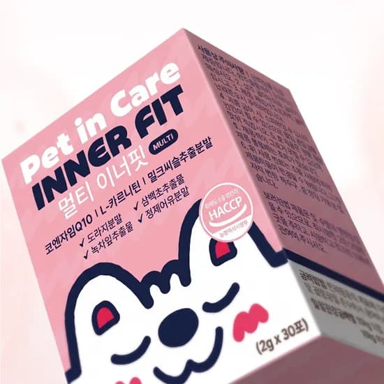 펫인케어 멀티 이너핏 강아지 종합영양제, 30포, 1박스