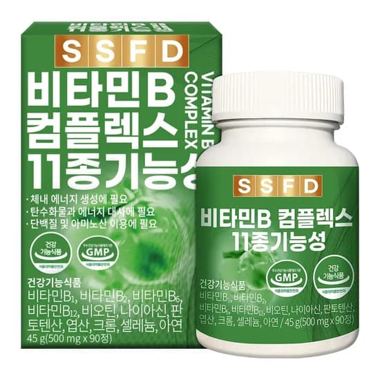순수식품 비타민B 컴플렉스 11종기능성 90정 1박스