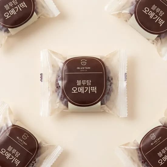 블루탐 오메기떡 개별포장 60g 50개