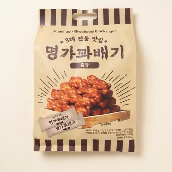 명가 꽈배기 흑당맛 500g 4개