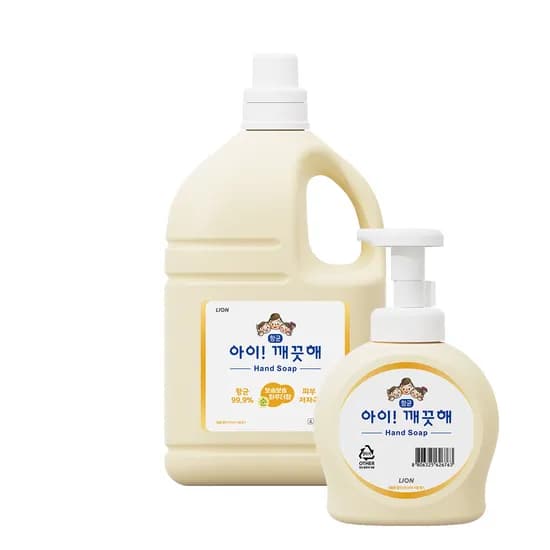 아이깨끗해 향균 폼 핸드 솝 리필, 순, 4.5L, 1개
