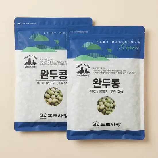 독도사랑 완두콩 2kg 2봉