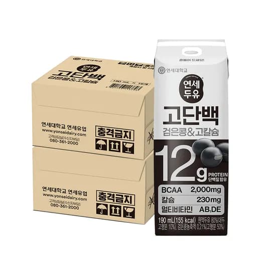 연세두유 고단백 검은콩&고칼슘 190ml 32개