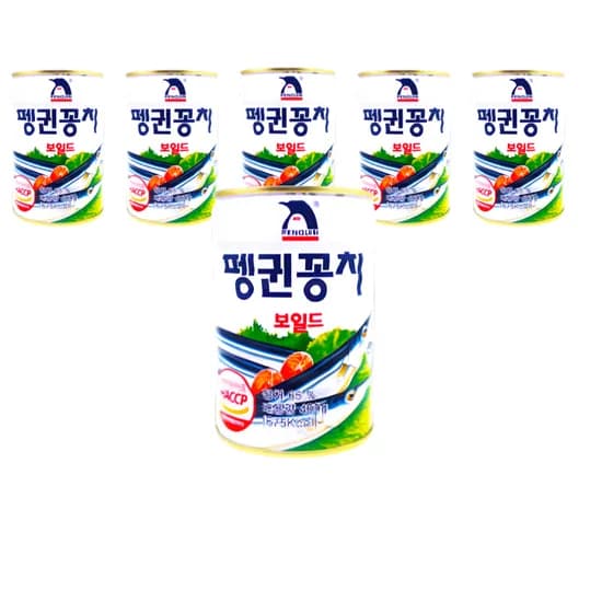 펭귄 꽁치 400g 6개