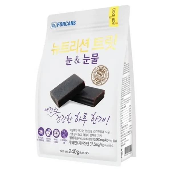 포켄스 뉴트리션트릿 눈&눈물, 눈물개선/눈건강, 240g, 1개