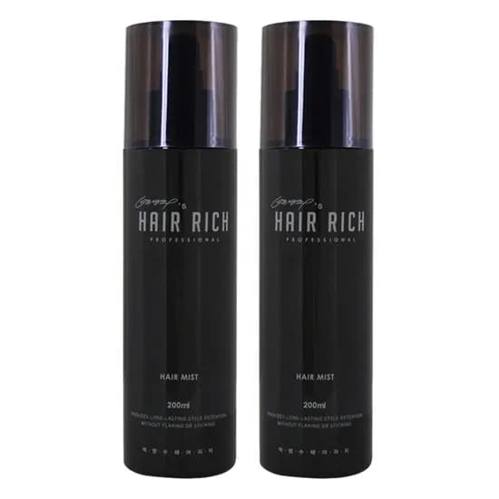 박명수 헤어리치 흑채 헤어미스트 200ml 2개