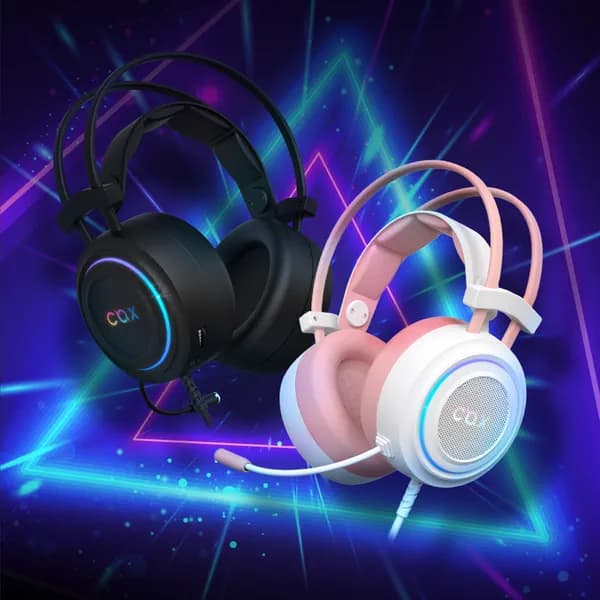 COX CX-4 MEGA-CUP 가상 7.1 RGB 진동 게이밍 헤드셋 블루 1개