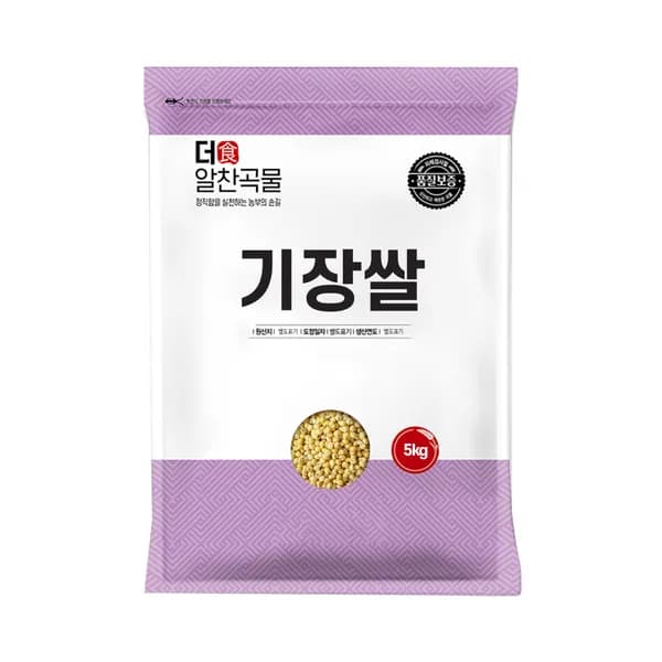 더알찬곡물 기장쌀 수입산 5kg 1봉 10,500원