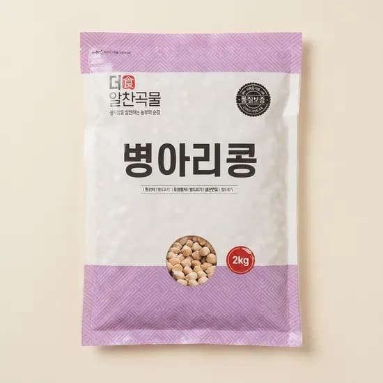 더알찬곡물 병아리콩 2kg 1봉