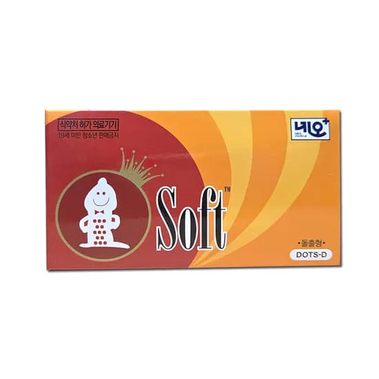 네오 소프트 콘돔 돌출형, DOTS-D, 10개입, 1개