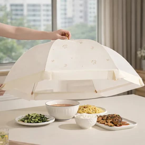 데이루프 엄마마음 밥상덮개, 원형 라지, 80cm, 1개