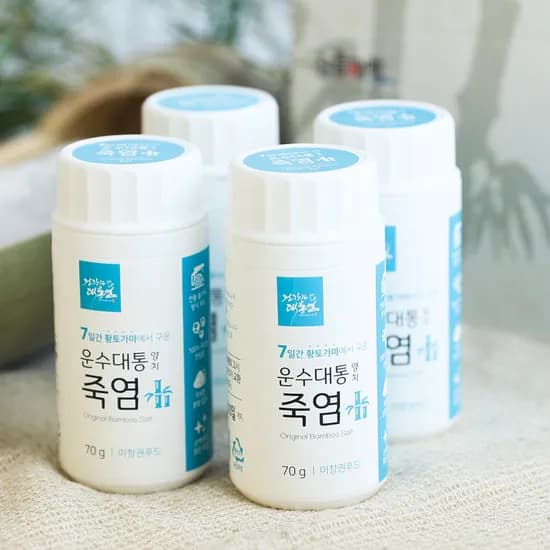 이창권푸드 7일간 구워낸 양치 죽염 70g 4개