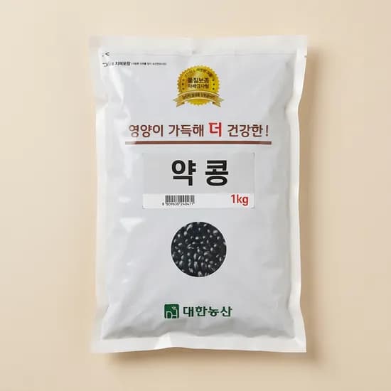 대한농산 국산 약콩 쥐눈이콩 1kg 1개