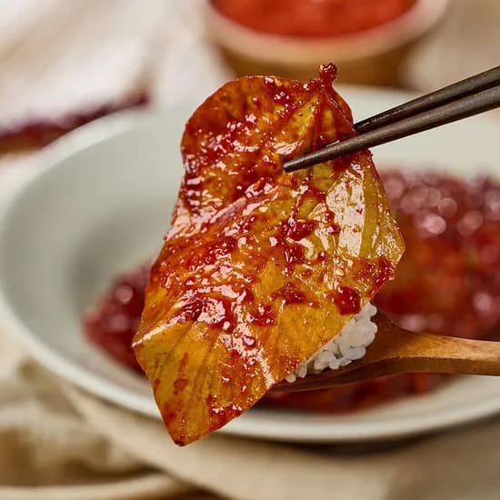 푸디네비 양념 단풍콩잎 500g 1개