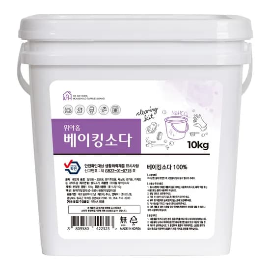 위아홈 베이킹소다 대용량 10kg 1개