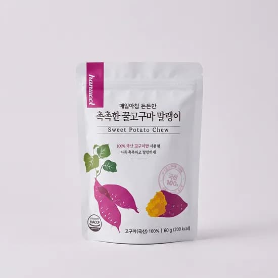 한울 국내산 고구마말랭이 60g 20봉