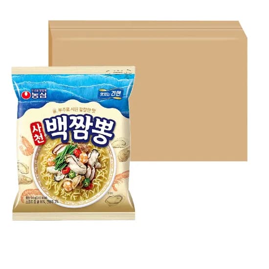 농심 사천백짬뽕 94g 32개