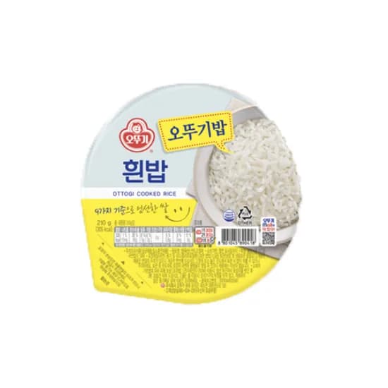 오뚜기 오뚜기밥 백미 210g 8개 11,000원