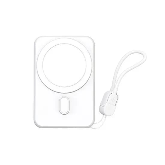 엑티몬 맥세이프 보조배터리 M-MAG-10000, 화이트, 1개
