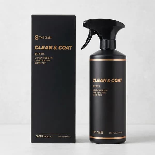 더클래스 클린앤코트 가죽세정제 500ml 2개