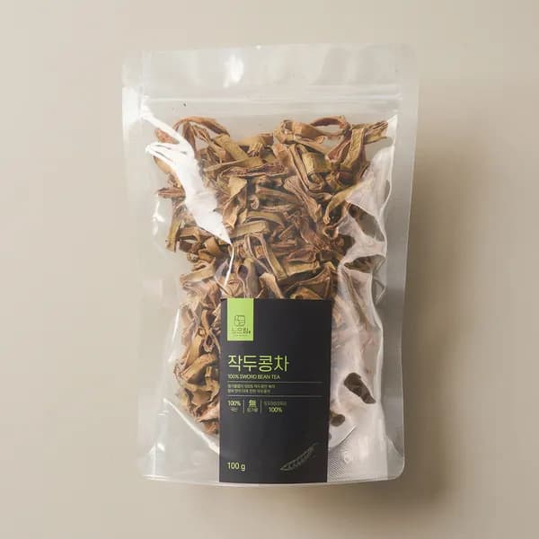 노을림 두 번 볶은 국내산 작두콩차 100g 1팩