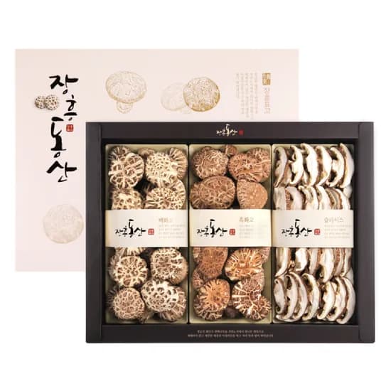 장흥 표고버섯 선물세트 슬라이스 300g 1개