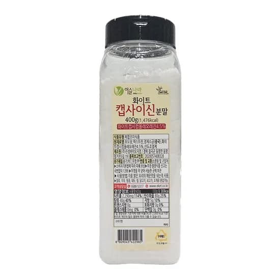 이슬나라 화이트 캡사이신분말 400g 1개