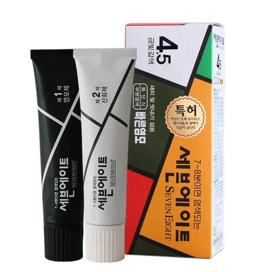동성제약 세븐에이트 새치 염색약 4.5호 금빛갈색 1개 6,210원