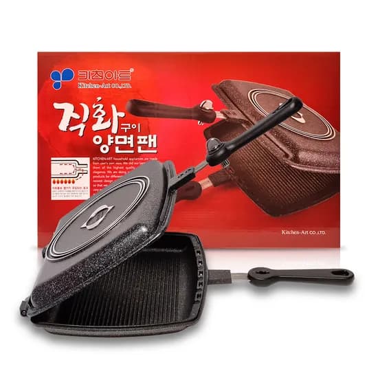 키친아트 직화 양면팬, 1개