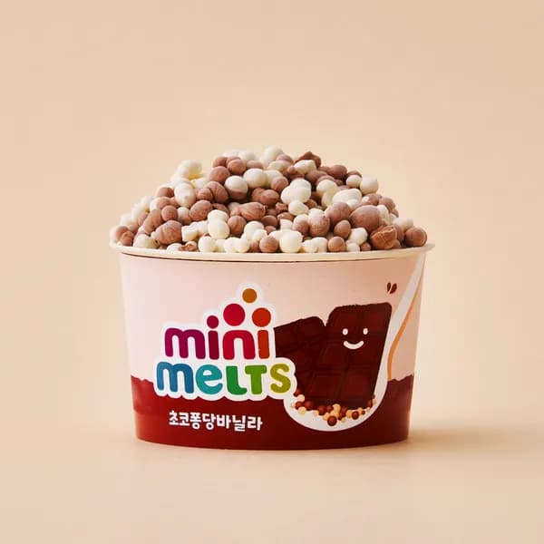 미니멜츠 구슬 아이스크림 초코퐁당바닐라 50g 15개
