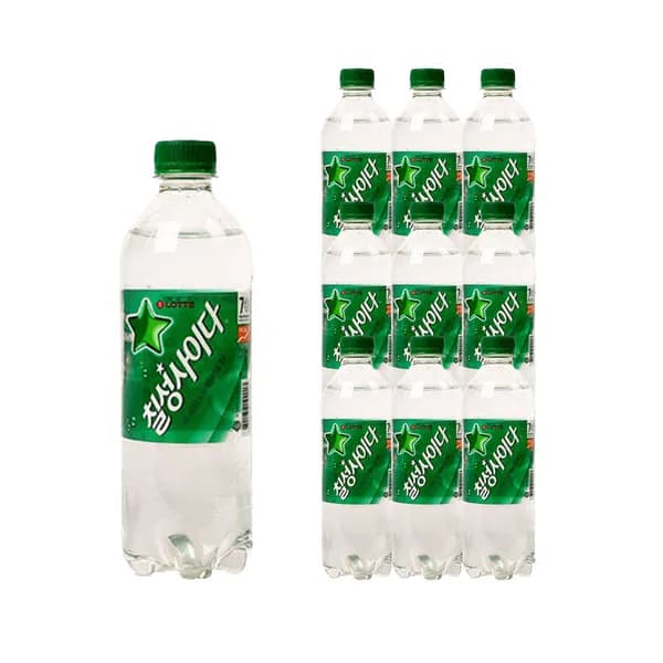 롯데칠성음료 칠성사이다 업소용 500ml 8개