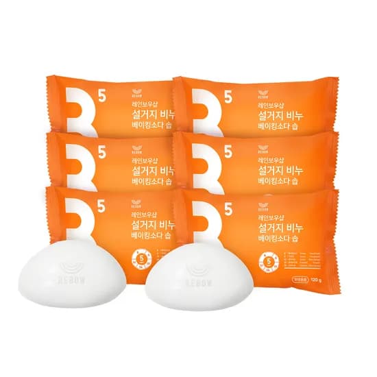 설거지비누 베이킹소다 솝 120g 6개