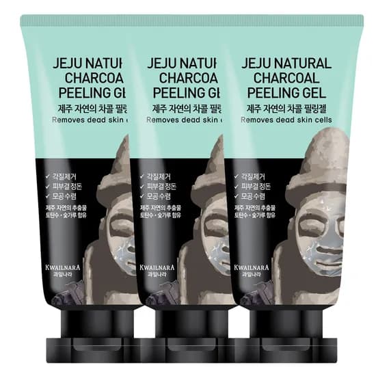 과일나라 제주 자연의 차콜 필링젤 120ml 3개