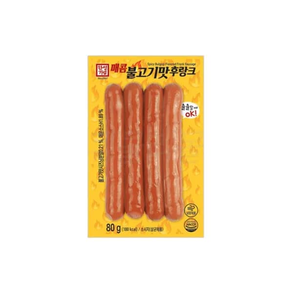 한성 매콤불고기맛후랑크 80g 15개 10,500원
